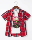 Cotton Blue Summer Double Shirt