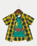 Yellow-Green Double Shirt